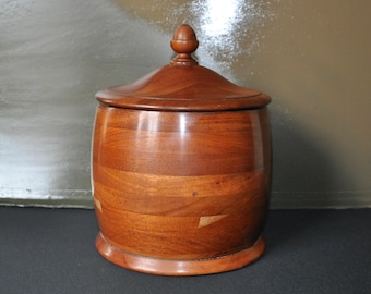 Vintage Aircraft Wooden Propeller Storage Box with Lid