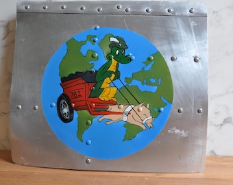 C119 Korean Nose art troop carrier