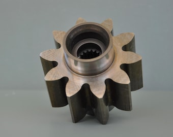 Paperweight  Airliner Jet engine Cog in solid Titanium