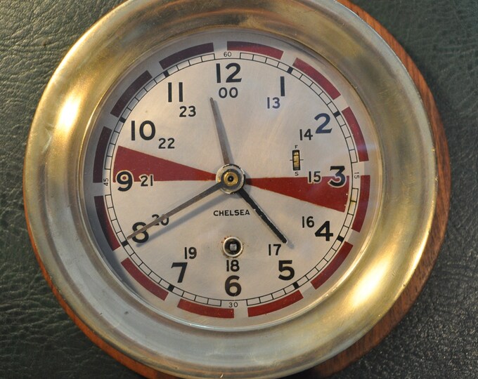 WW2 Chelsea Ships Radio Room Clock Jan 42 Etsy