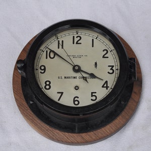 WW2 June 43 Maritime Commission Chelsea Ships Clock - Etsy