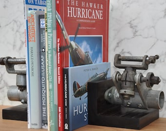 Hawker Hurricane aircraft ww2 relic book ends