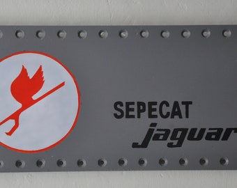 RAF Sepecat Jaguar Nose Art Panel can opener