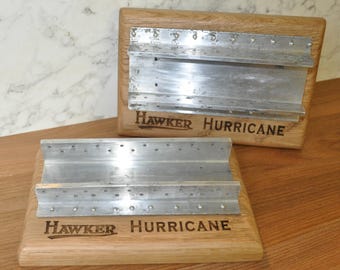 WW2 Hawker Hurricane aircraft desk pen or phone tidy