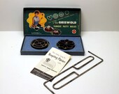 Griswold Patty Mold Set