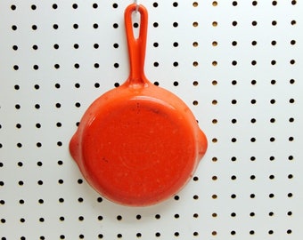 Griswold #3 Red Enamel Cast Iron Pan