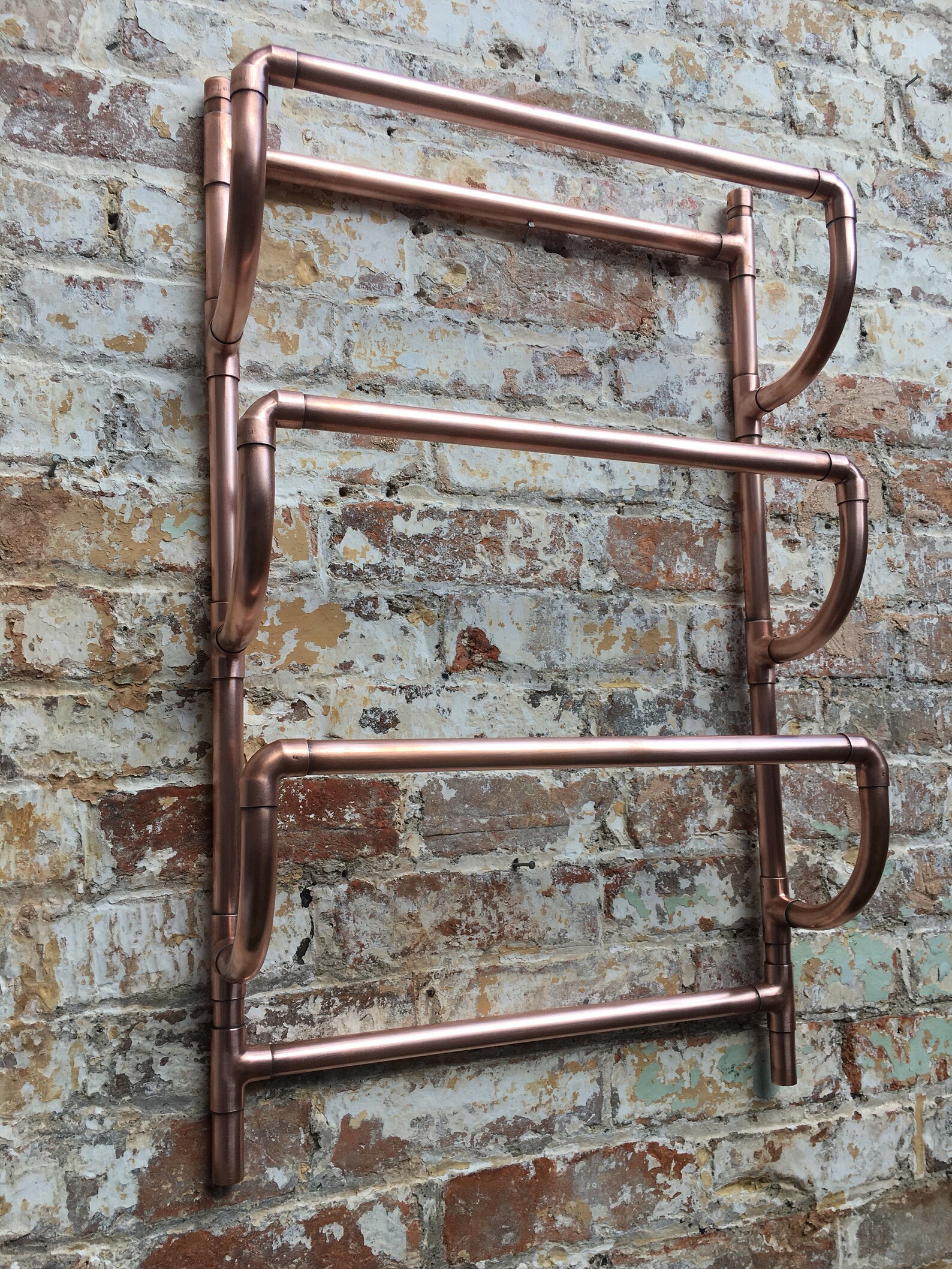 Copper Towel Radiator Etsy UK