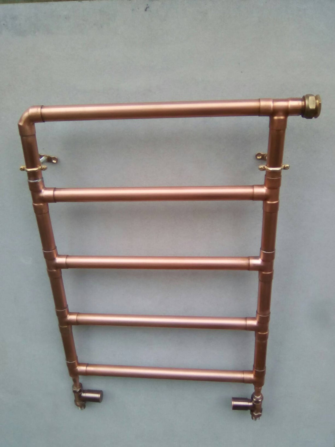 Copper Pipe Radiator Etsy UK