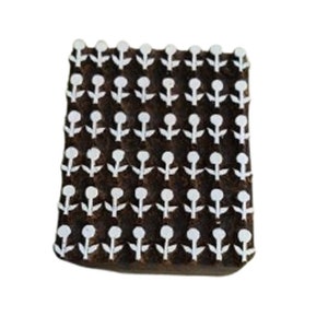 Hand Carved Wood Block Stamp: Indian Textile Printing, Tree Design