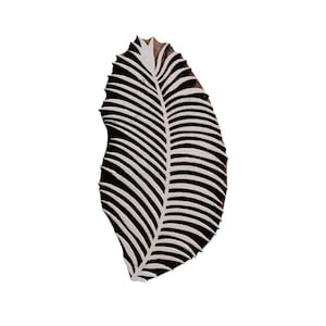 Impression de tampons en bois de belle feuille, motif de feuille de tampon en bois textile indien sculpté à la main