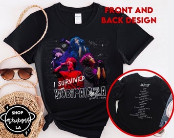 I survived HobiPalooza t shirt front and back jhope concert tee