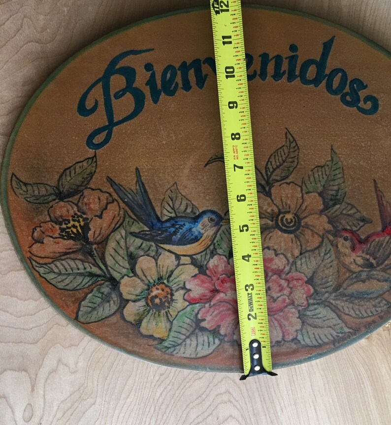 Talavera Bienvenido Plate