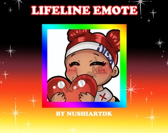 Lifeline Heart Emote | Ready to use | Apex Legends | Twitch emotes / Discord Emotes
