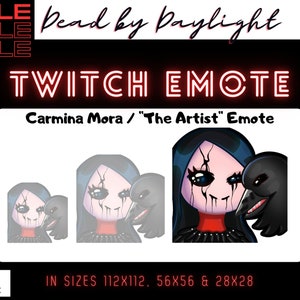 Das Künstler-Kuschel-Emote | Dead By Daylight Killer | Krähen-Emote | Carmina Mora | DBD | Süßes Emote