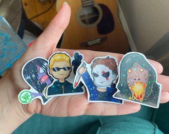 DBD Killer Vinyl Sticker |  Waterproof Laminated | Laptop Stickers  |  Holographic  | Wesker  | Myers  | Sadako  | Blight