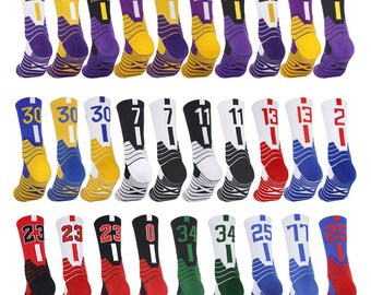 navy basketball socks