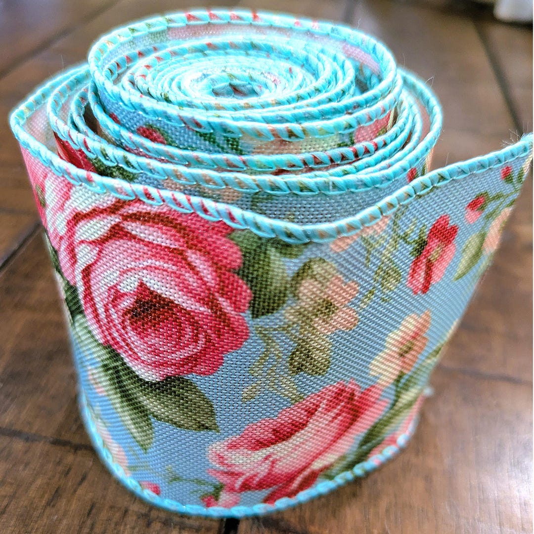 Wired Floral Ribbon, Romantic Spring Summer Crafts, Weddings, Tea ...