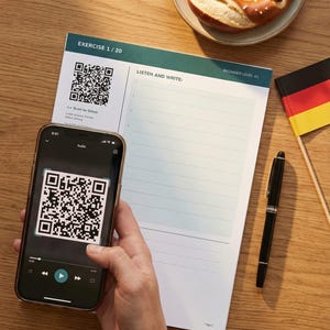 Cahier d'exercices de dictée allemande A1, exercices d'apprentissage de la langue pour débutants, exercices d'écoute et d'écriture (téléchargement PDF)