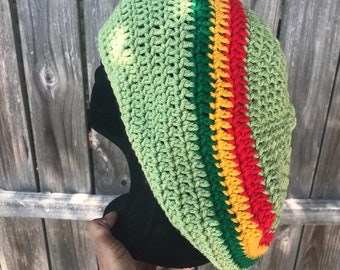 Crochet Rasta, Crochet Beanie, Rasta Crochet Dreadlock Hat, Dreadlock Beanie