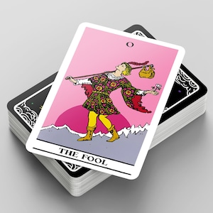 Cartas de Tarô: Pop Art com Livro
