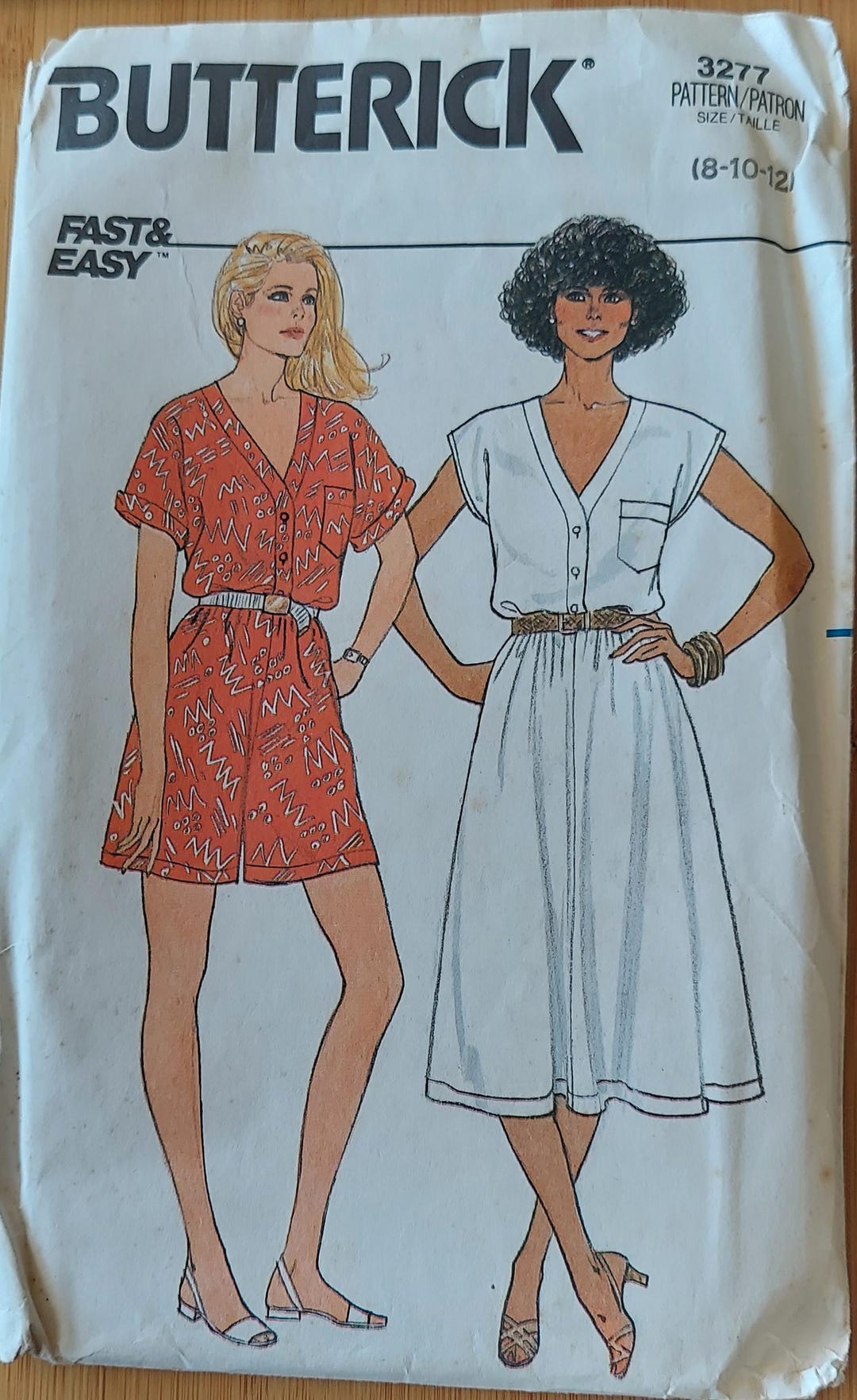 Butterick 3277 Vintage 80s Jumpsuit and Dress - Etsy
