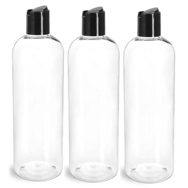 3 Pack 16 Oz Empty Amber Black White Green Blue or Clear Etsy