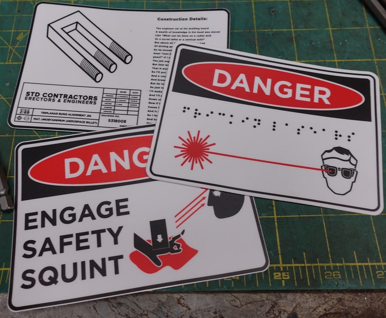 OSHA Stickers Mk. III Etsy Canada