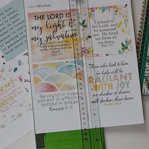 Bible Verse Cards, Scripture Cards, Bundle 1, Set of 32 Scripture Cards, Bible Memory, Download, Bible Journaling, Encouragement Cards image 6