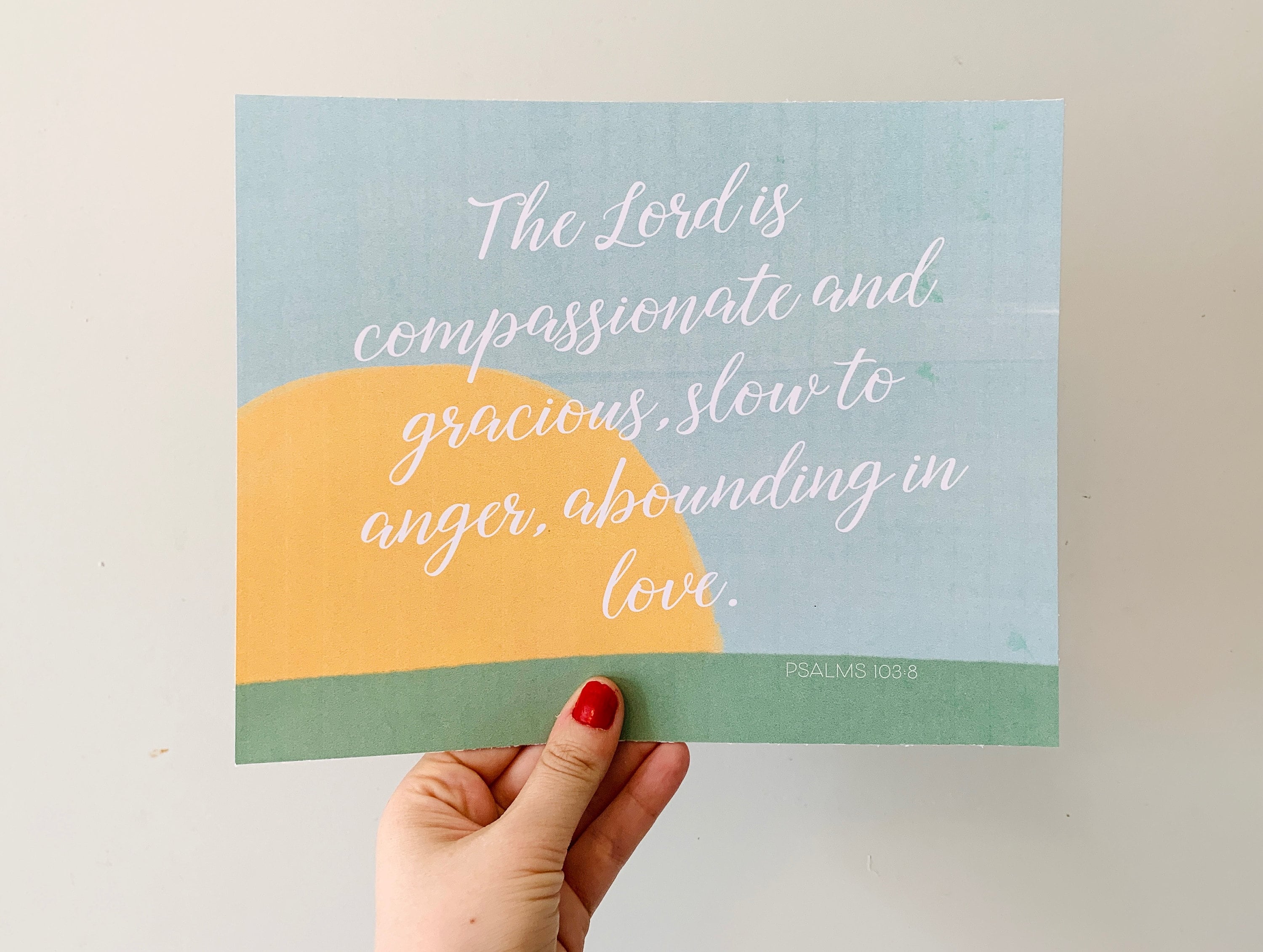 Lamp + Light Guide Psalms 3 — Color + Kindness