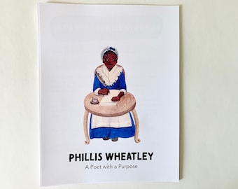 Phillis WEATley Biografie Einheit: Poesiestudie für Kinder (Digitaler Download)