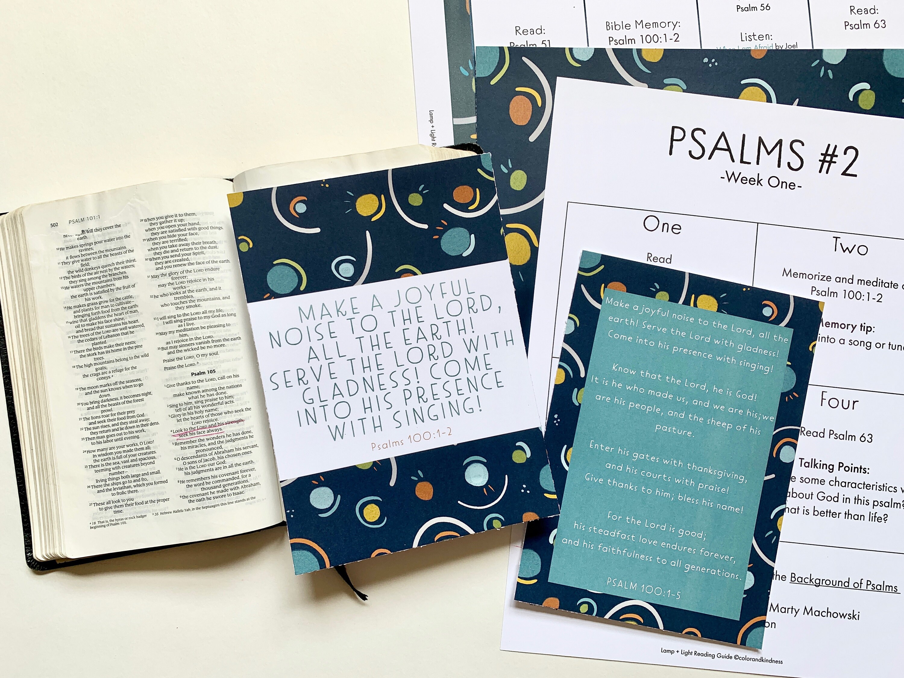 Lamp + Light Guide Psalms 2 — Color + Kindness
