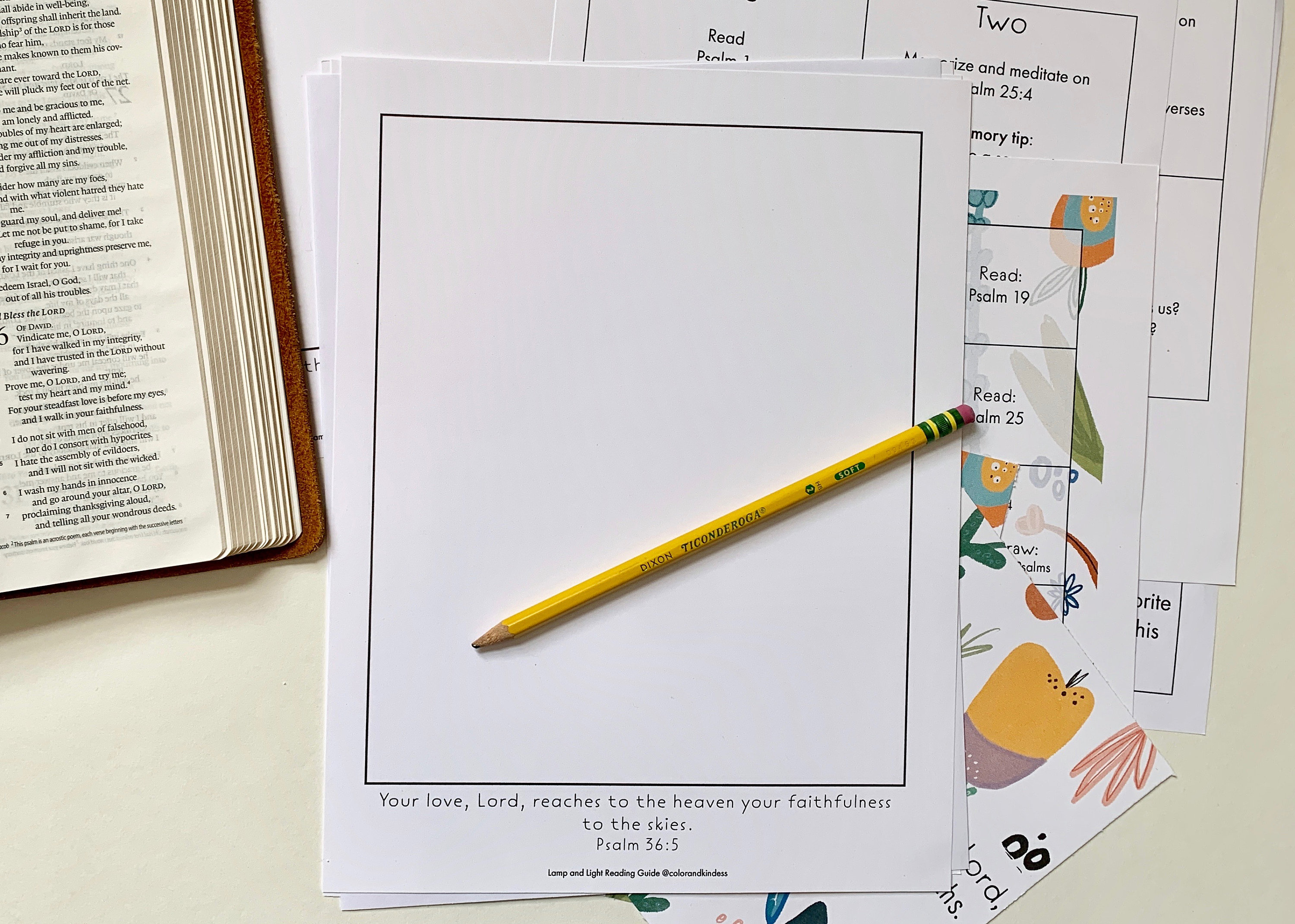 Lamp + Light Guide Psalms Bundle — Color + Kindness