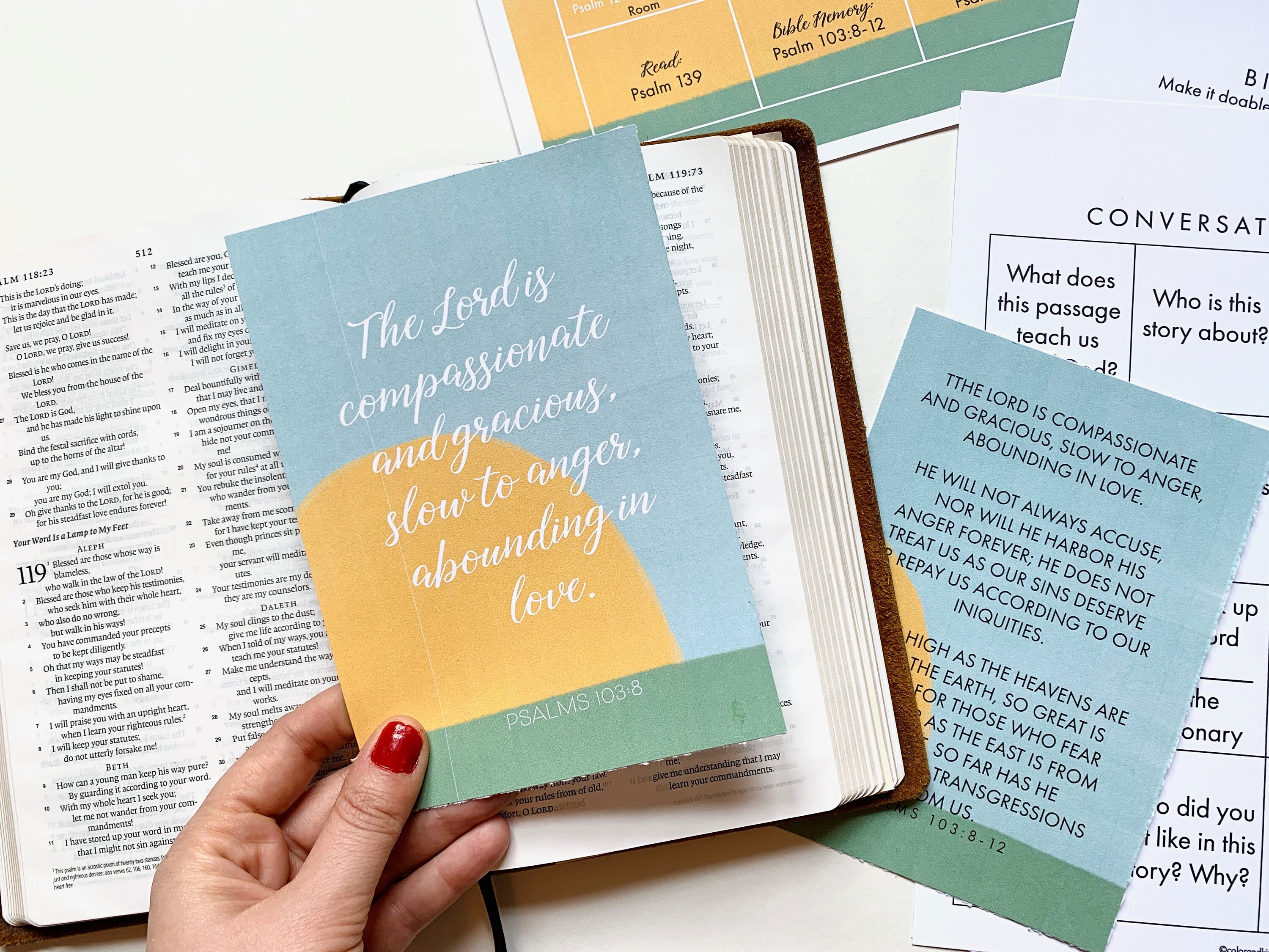 Lamp + Light Guide Psalms 3 — Color + Kindness