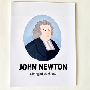 John Newton Biography Unit, Grace study, Amazing Grace study, Christian Biography Study, Mini-Unit for Kids, Biographies for kids