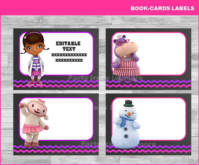 Document McStuffins Printable Playing cards, tags, e-book labels, stickers, young children playing cards, present tags, labeling, sbooking EDITABLE Prompt Down load picture about Doc Mcstuffins Printable Labels identify Document McStuffins Printable Playing cards, tags, e book labels, stickers, young children playing cards, reward tags, labeling, sbooking EDITABLE Fast Obtain