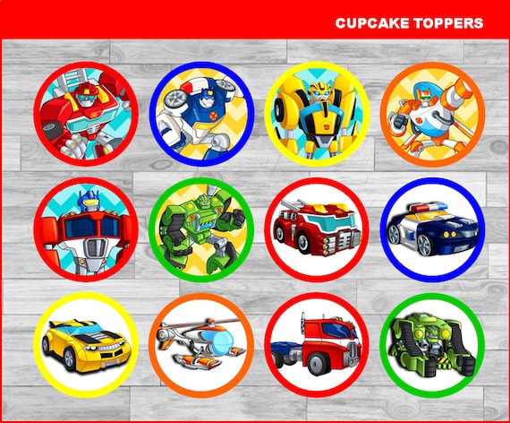 Transformers Printable Cake Toppers