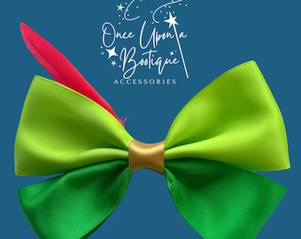 Disney Peter Pan Inspired Bow Peter Pan Inspired Hair Bow for Dress up and Cosplay  main image 2