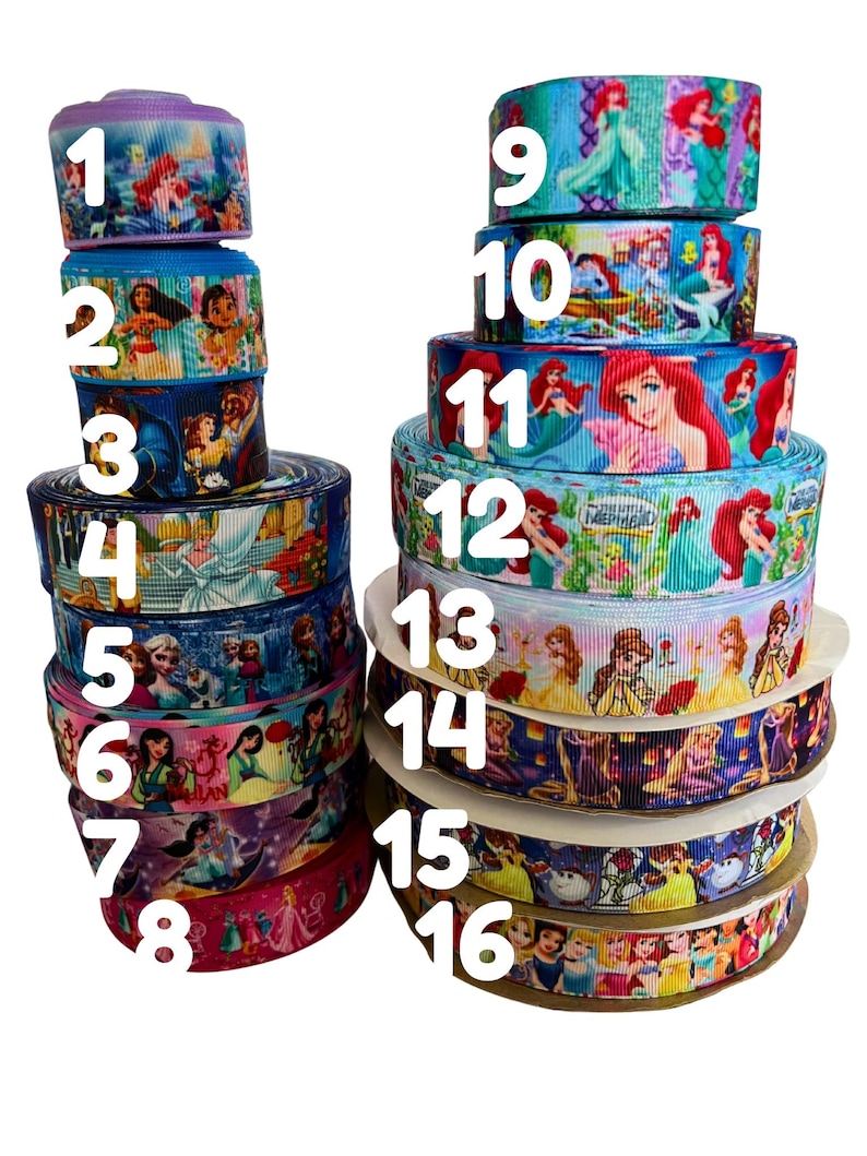 Disney Printed Ribbon- Ribbon- Printed Grosgrain Ribbon- Ribbon Craft ...