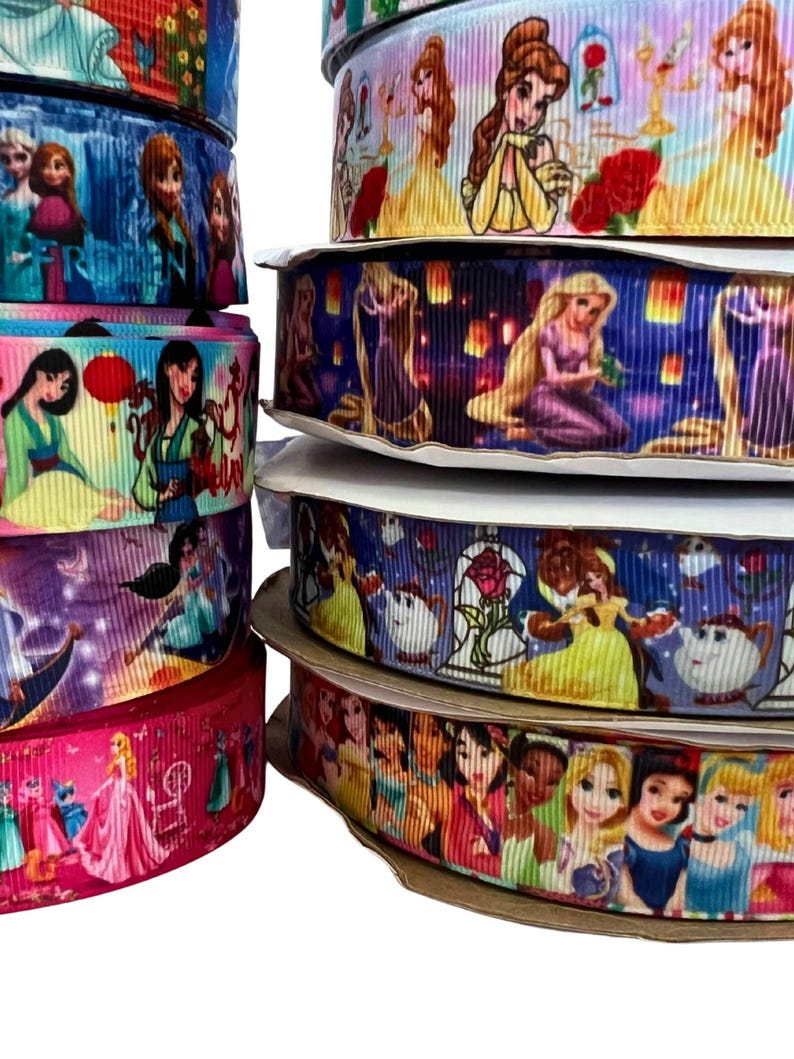 Disney Printed Ribbon- Ribbon- Printed Grosgrain Ribbon- Ribbon Craft ...
