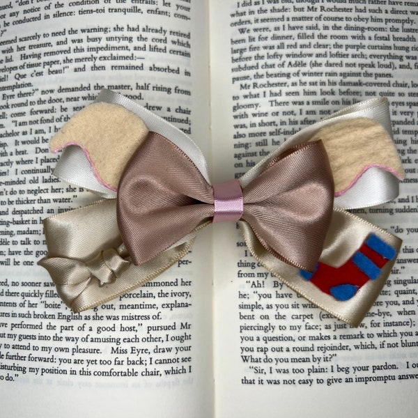 Dobby Hair Bow- Harry Potter Hair Bow- Harry Potter- Hair Bow- House Elf Bow- Girls Bow- Hair Accessories- Bow- Hair Clip- Bow Clip- Clip