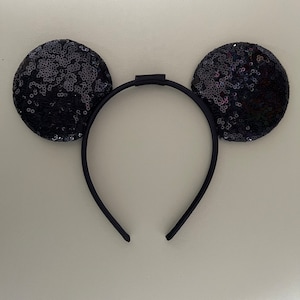 Mickey Ears- Austauschbare Mickey Ohren- Disney Inspirierte Ohren- Ohr Stirnband- Veränderbare Schleife- Schleifen-Tausch- Benutzerdefinierte Ohren- Disney Style Ohren
