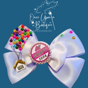 Laço de cabelo para cima - Laço de cabelo da Disney - Laço para cima - Laço de cabelo - Laço para cima - Laço da Disney - Laço para meninas - Acessórios para cabelo - Cosplay - Laço - Grampo de cabelo - Grampo - Pixar