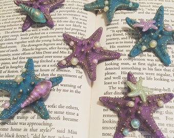 Mermaid Starfish Hair Clips