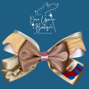 Harry Potter Dobby Inspired Hair Bow – Handmade Felt Sock Clip