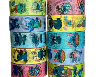 Disney Washi Tape- Stationery- Washi Tape- Disney Stationery- Tape- Disney- Scrapbook- Washi- Disney Scrapbook- Craft- Stitch- Lilo & Stitch