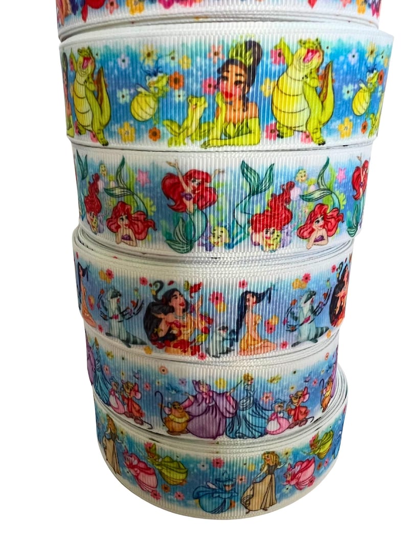 Disney Printed Ribbon- Ribbon- Printed Grosgrain Ribbon- Ribbon Craft ...