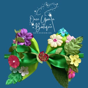 Te Fiti Hair Bow- Disney Hair Bow- Moana- Hair Bow- Disney Bow- Girls Bow- Hair Accessories- Bow- Hair Clip- Bow Clip- Clip