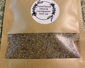 Colon cleanser herb tea detox and severe consumption cleansing herbs