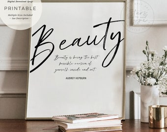 beauty quotes etsy