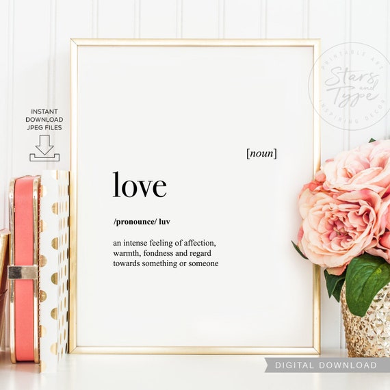 Love Definition Printable Art Dictionary Meaning Love Etsy Love Definition Printable Art Dictionary Meaning Love Etsy